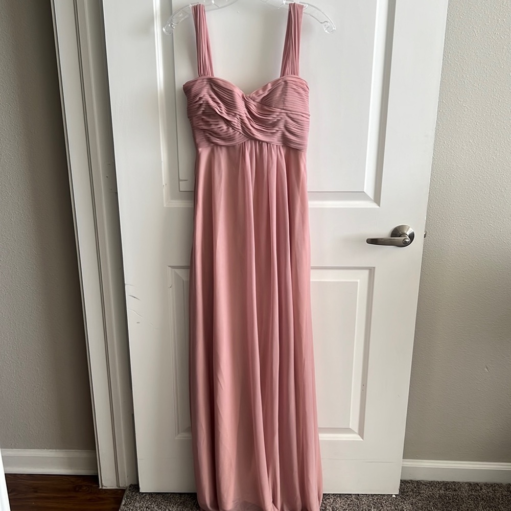 Pink Birdy Grey bridesmaid dress